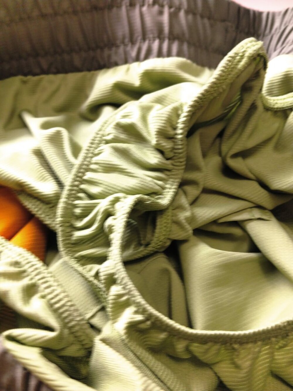 Girlfriend Collective Green Shorts With Liner Size XXL Pull On Drawstring Casual - Picture 6 of 7
